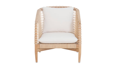 Kuna Outdoor Lounge Chair White by Moe's Home at Eve Furniture