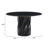 Kuro Black Dining Table by Zuomod at Eve Furniture