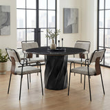 Kuro Black Dining Table by Zuomod at Eve Furniture