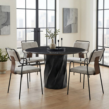 Kuro Black Dining Table by Zuomod at Eve Furniture