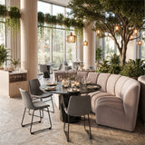 Kuro Black Dining Table by Zuomod at Eve Furniture