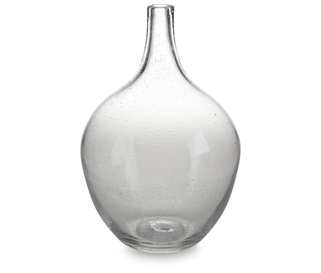 Kurthorne Clear Vase by Ashley at Eve Furniture