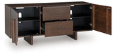 Kydler Medium Brown Accent Cabinet by Ashley at Eve Furniture