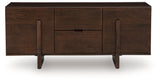 Kydler Medium Brown Accent Cabinet by Ashley at Eve Furniture