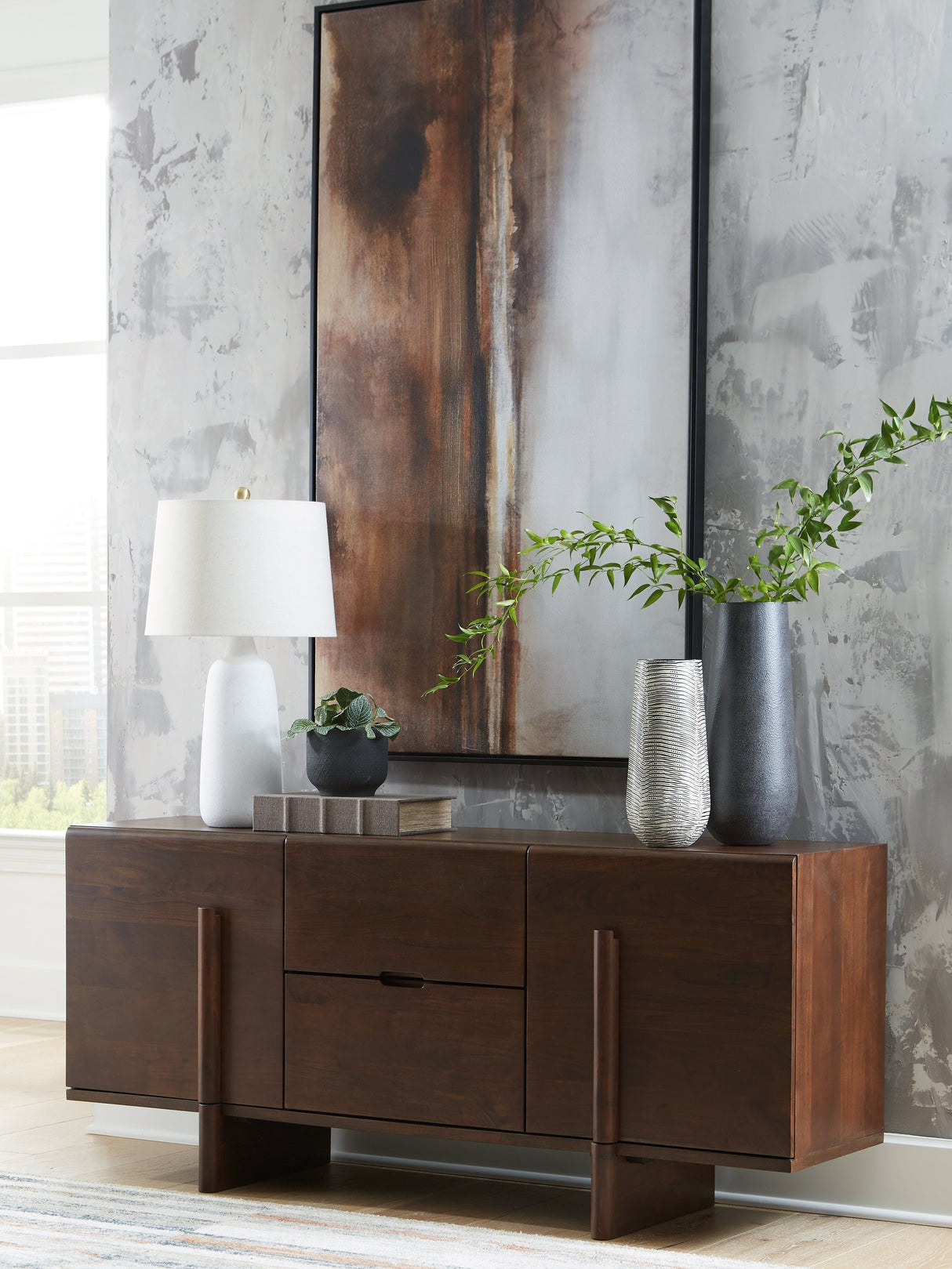 Kydler Medium Brown Accent Cabinet by Ashley at Eve Furniture