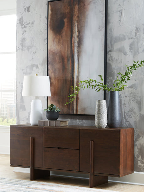 Kydler Medium Brown Accent Cabinet by Ashley at Eve Furniture