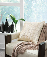 Kydner Beige/Brown Pillow by Ashley at Eve Furniture