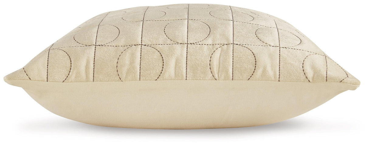Kydner Beige/Brown Pillow (Set of 4) by Ashley at Eve Furniture