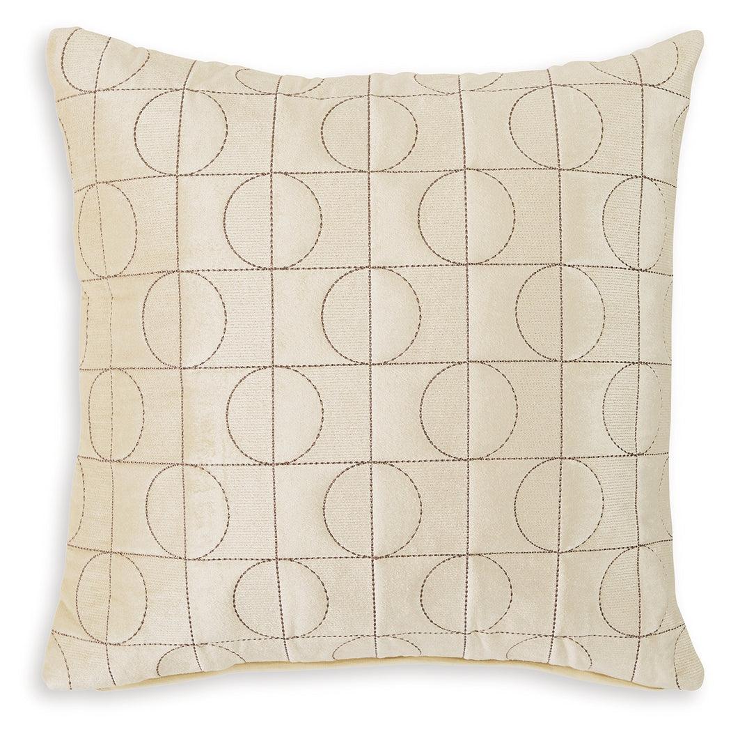 Kydner Beige/Brown Pillow (Set of 4) by Ashley at Eve Furniture
