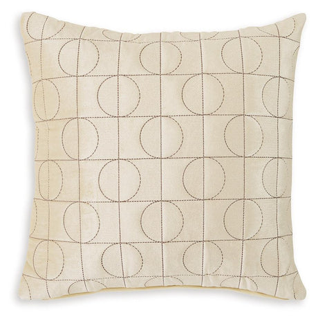 Kydner Beige/Brown Pillow (Set of 4) by Ashley at Eve Furniture