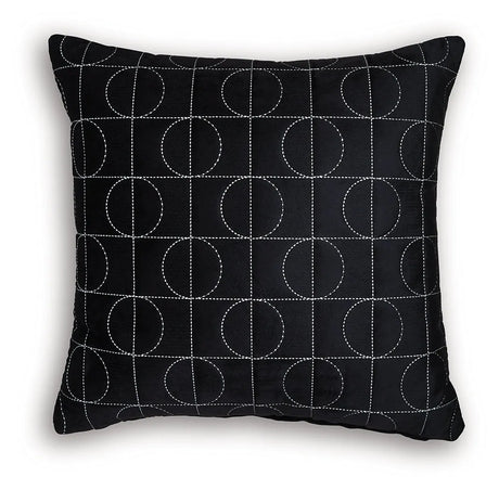Kydner Black/Silver Finish Pillow (Set of 4) by Ashley at Eve Furniture