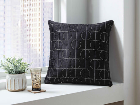 Kydner Black/Silver Pillow by Ashley at Eve Furniture