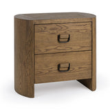 Kyrie 2 Drawer Nightstand - Tawny Brown by Classic Home at Eve Furniture