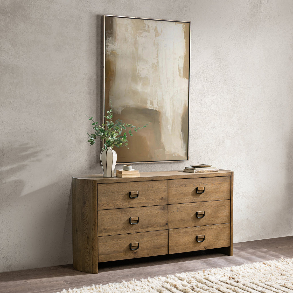 Kyrie 6 Drawer Dresser - Tawny Brown by Classic Home at Eve Furniture