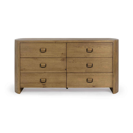 Kyrie 6 Drawer Dresser - Tawny Brown by Classic Home at Eve Furniture