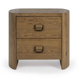 Kyrie Tawny Brown 2 Drawer Nightstand by Classic Home at Eve Furniture