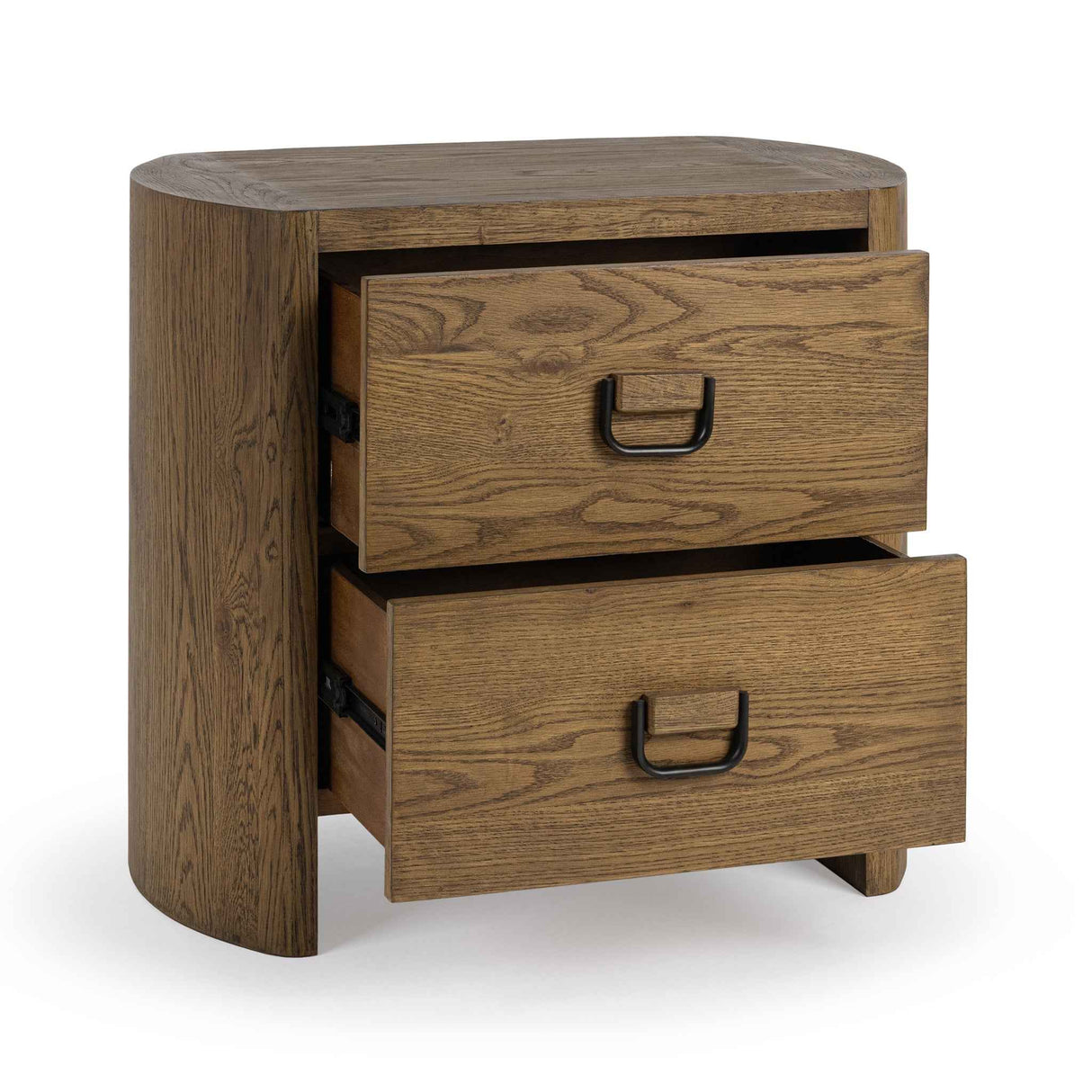 Kyrie Tawny Brown 2 Drawer Nightstand by Classic Home at Eve Furniture