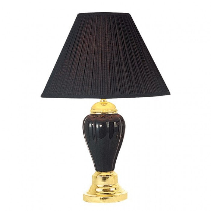 Light Black Table Lamp (6/Box)