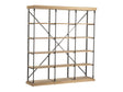 La Salle Brown/Black Bookshelf by Crestview at Eve Furniture