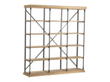 La Salle Brown/Black Bookshelf by Crestview at Eve Furniture