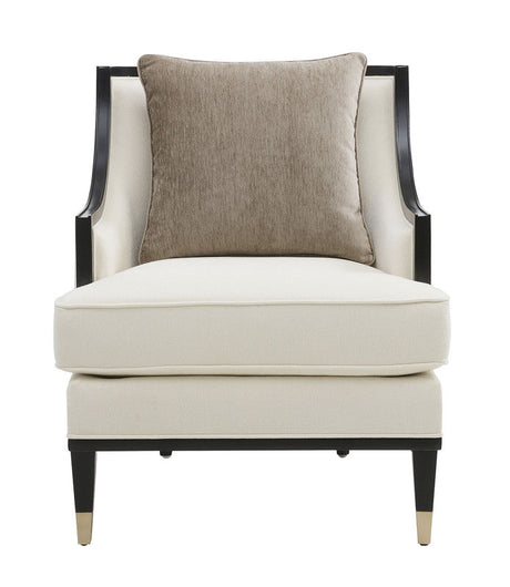 La Salle White Chair by Furniture of America at Eve Furniture