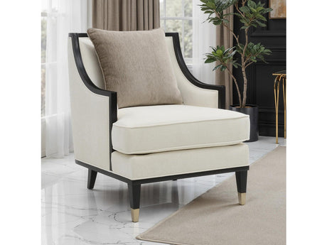 La Salle White Chair by Furniture of America at Eve Furniture