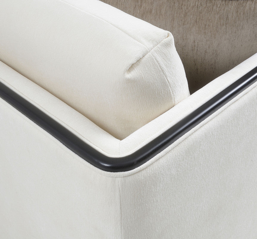 La Salle White Loveseat by Furniture of America at Eve Furniture