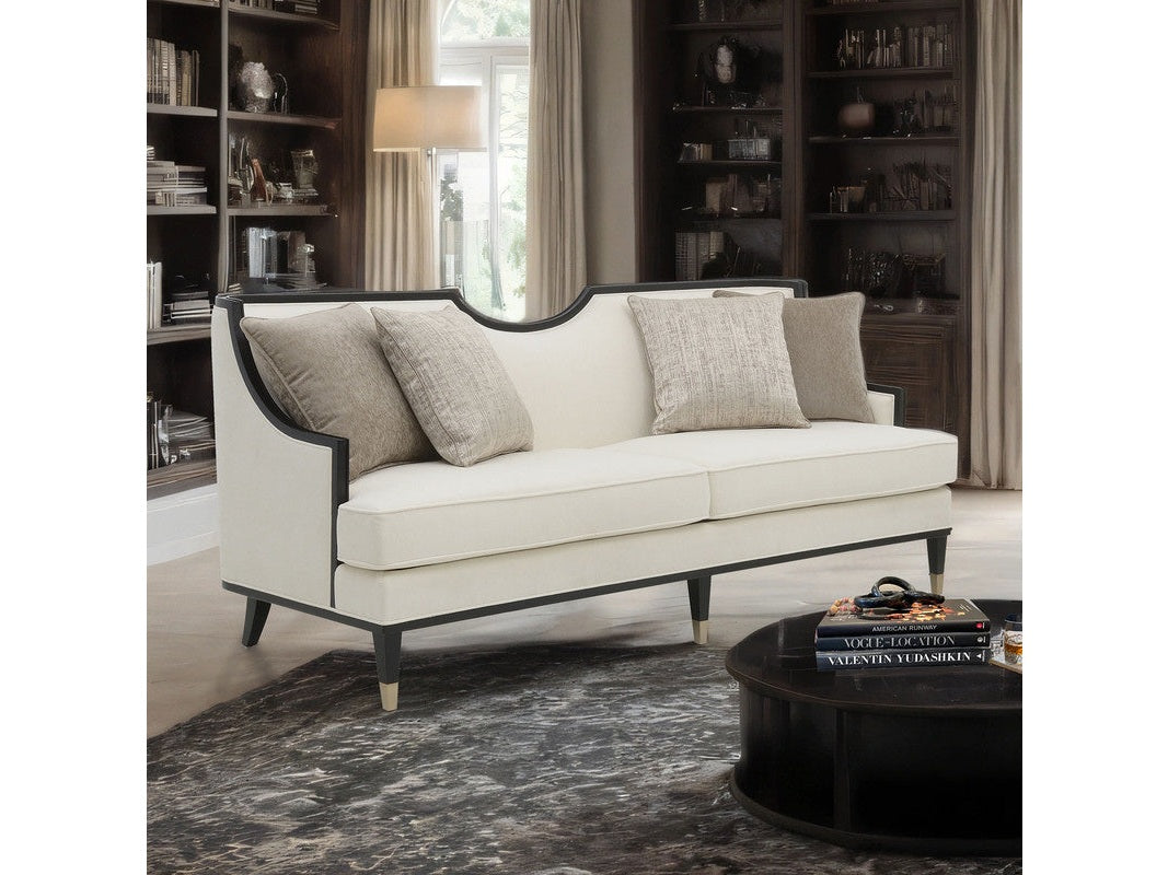 La Salle White Sofa by Furniture of America at Eve Furniture