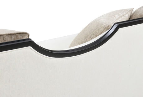 La Salle White Sofa & Loveseat by Furniture of America at Eve Furniture