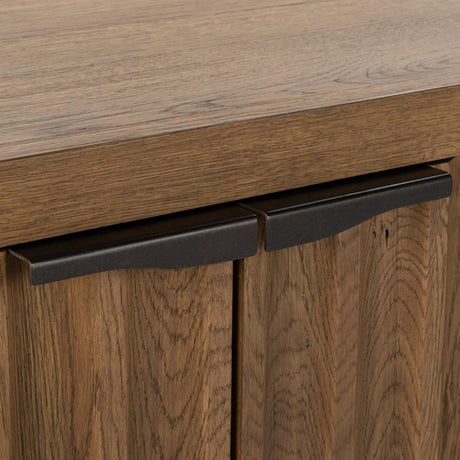 Labelle 4 Door Buffet - Tan Oak by Classic Home at Eve Furniture