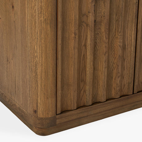 Labelle 4 Door Buffet - Tan Oak by Classic Home at Eve Furniture