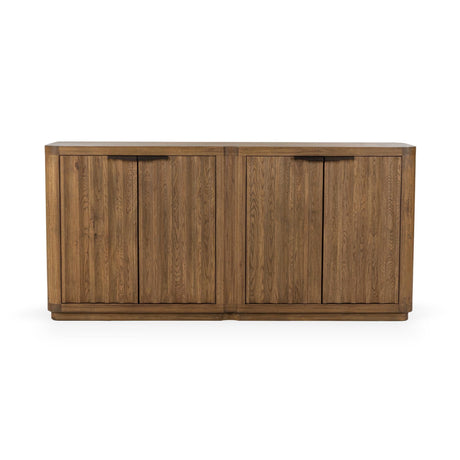 Labelle Tan Oak 4 Door Buffet by Classic Home at Eve Furniture