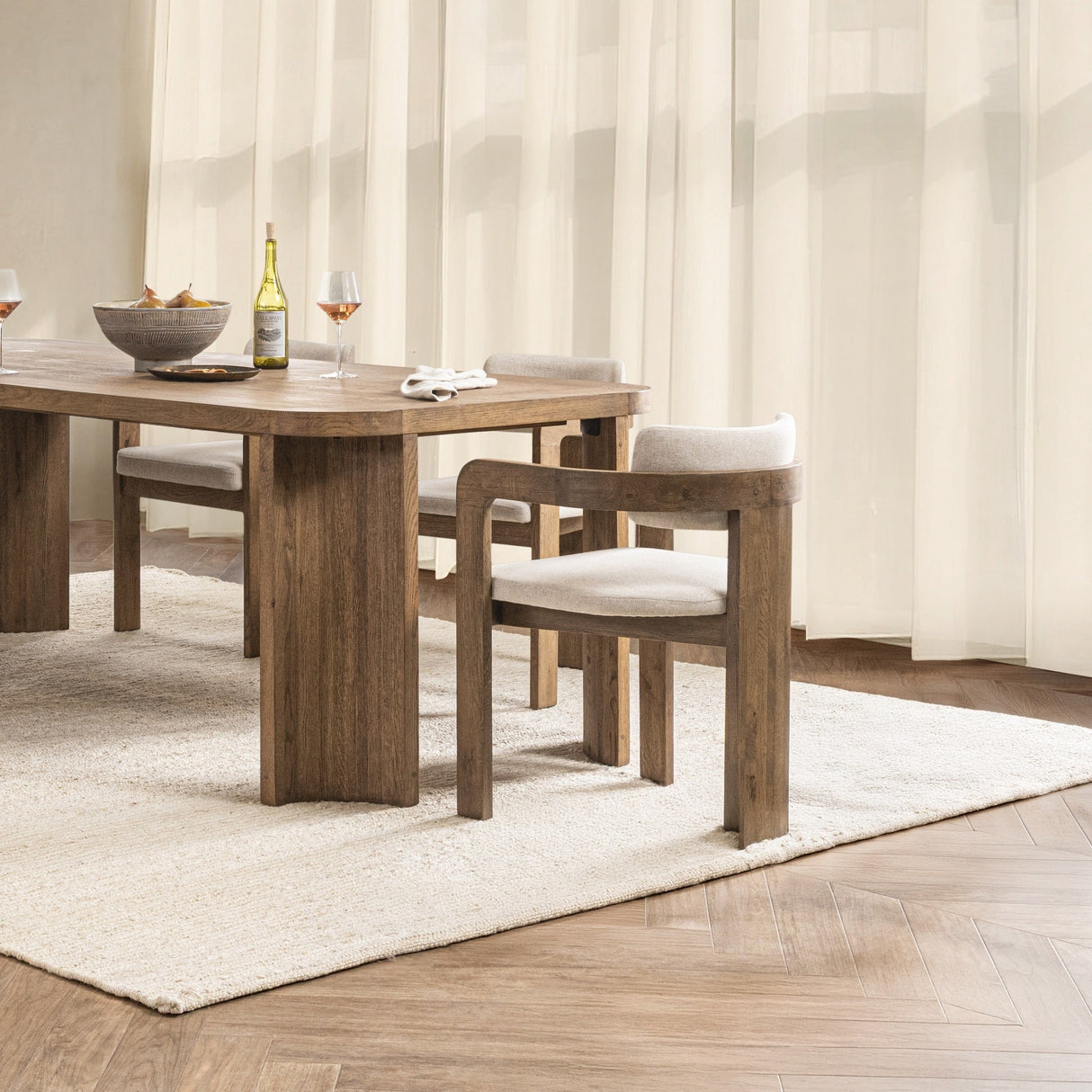 Labelle Tan Oak Dining Chair by Classic Home at Eve Furniture