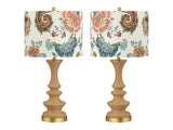 Laboheme Natural/Multicolor Table Lamp (Set of 2) by Crestview at Eve Furniture