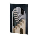 Labyrinth I Tri Color by Mercana Studio a Hand Embellished Textured Canvas by Mercana at Eve Furniture