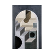 Labyrinth II Tri Color by Mercana Studio a Hand Embellished Textured Canvas by Mercana at Eve Furniture
