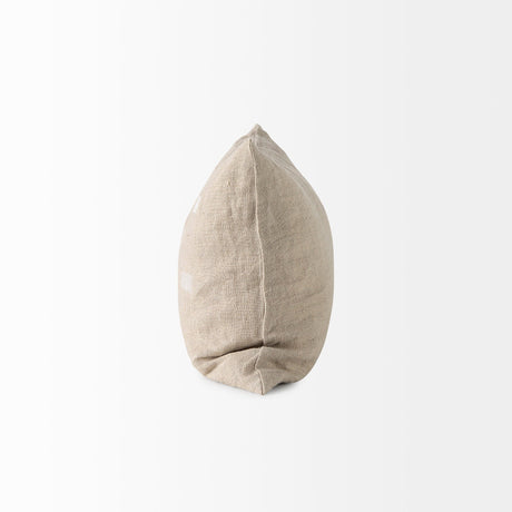 Lacey Beige/White Decorative Pillow Cover by Mercana at Eve Furniture