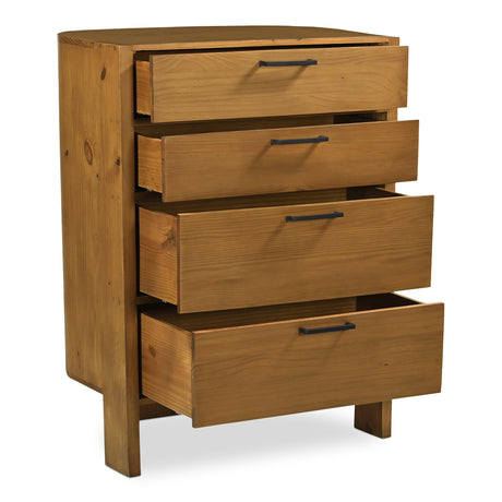Lachlan Brown 4 Drawer Chest by MOES at Eve Furniture