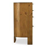 Lachlan Brown 4 Drawer Chest by MOES at Eve Furniture