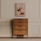 Lachlan Brown 4 Drawer Chest by MOES at Eve Furniture