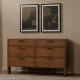 Lachlan Brown 6 Drawer Dresser by MOES at Eve Furniture