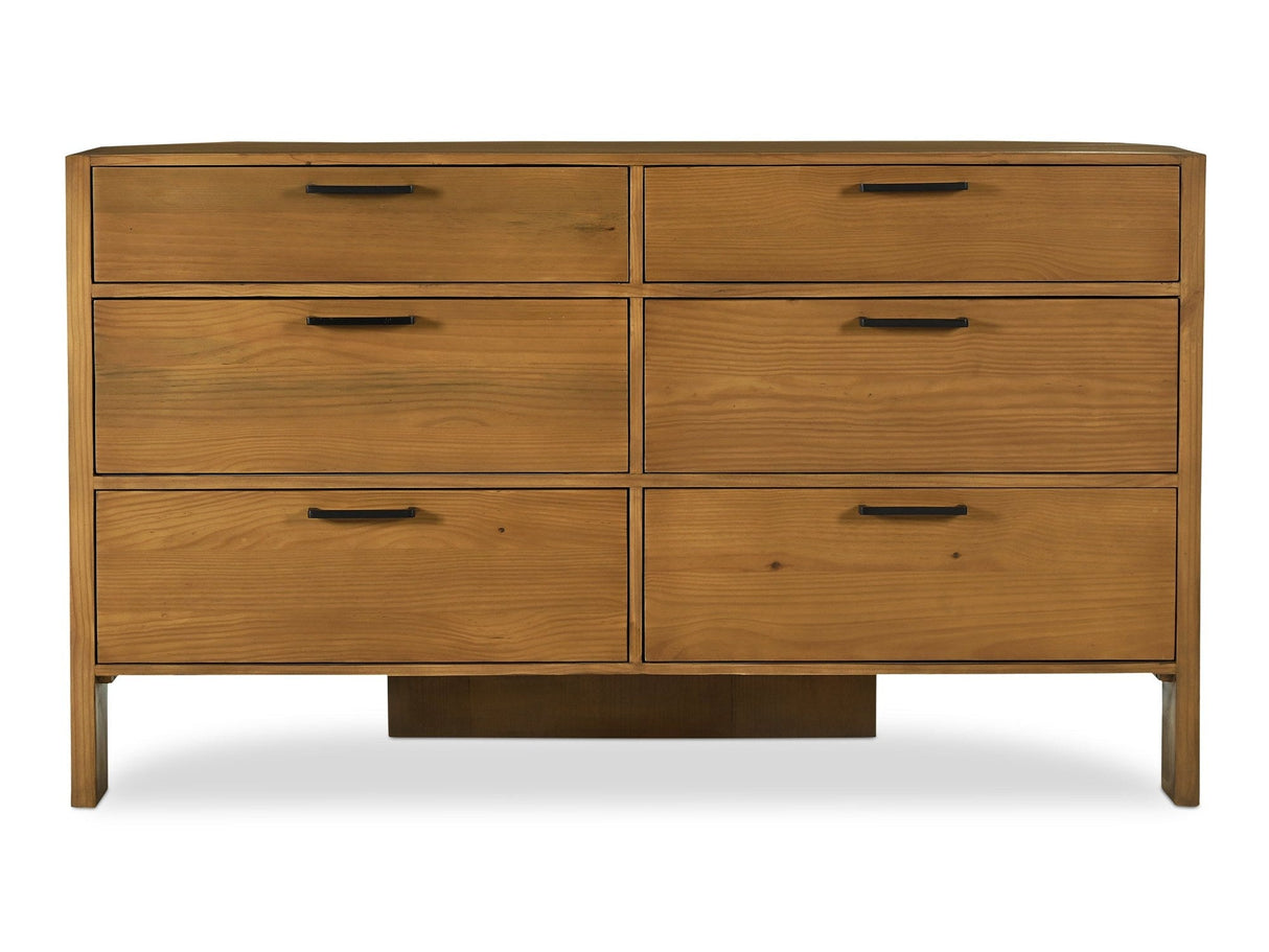 Lachlan Brown 6 Drawer Dresser by MOES at Eve Furniture
