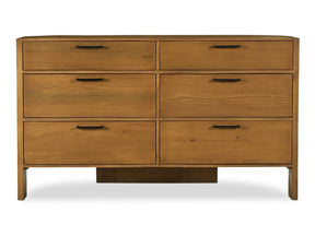 Lachlan Brown 6 Drawer Dresser by MOES at Eve Furniture