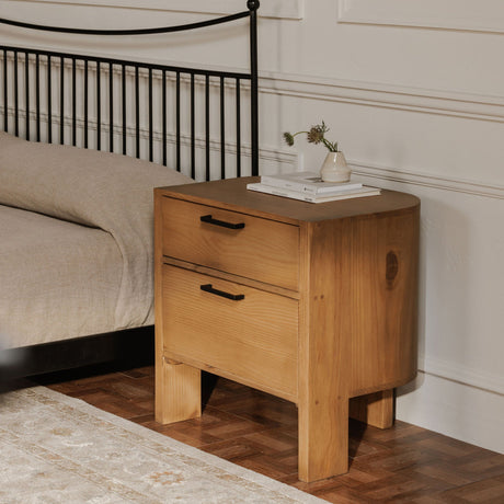 Lachlan Brown Nightstand by MOES at Eve Furniture