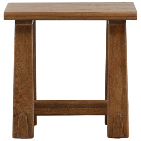 Lachlan Side Table, Natural by Dovetail at Eve Furniture