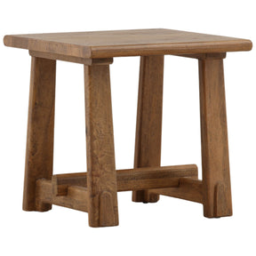 Lachlan Side Table, Natural by Dovetail at Eve Furniture