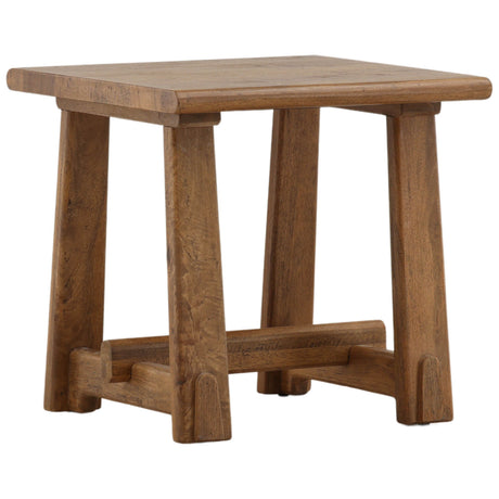 Lachlan Side Table, Natural by Dovetail at Eve Furniture
