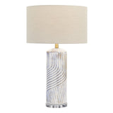 Lachlan White/Gold Table Lamp (Set of 2) by Crestview at Eve Furniture