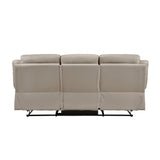 Laconia Latte 2-Piece Double Reclining Set by Homelegance at Eve Furniture
