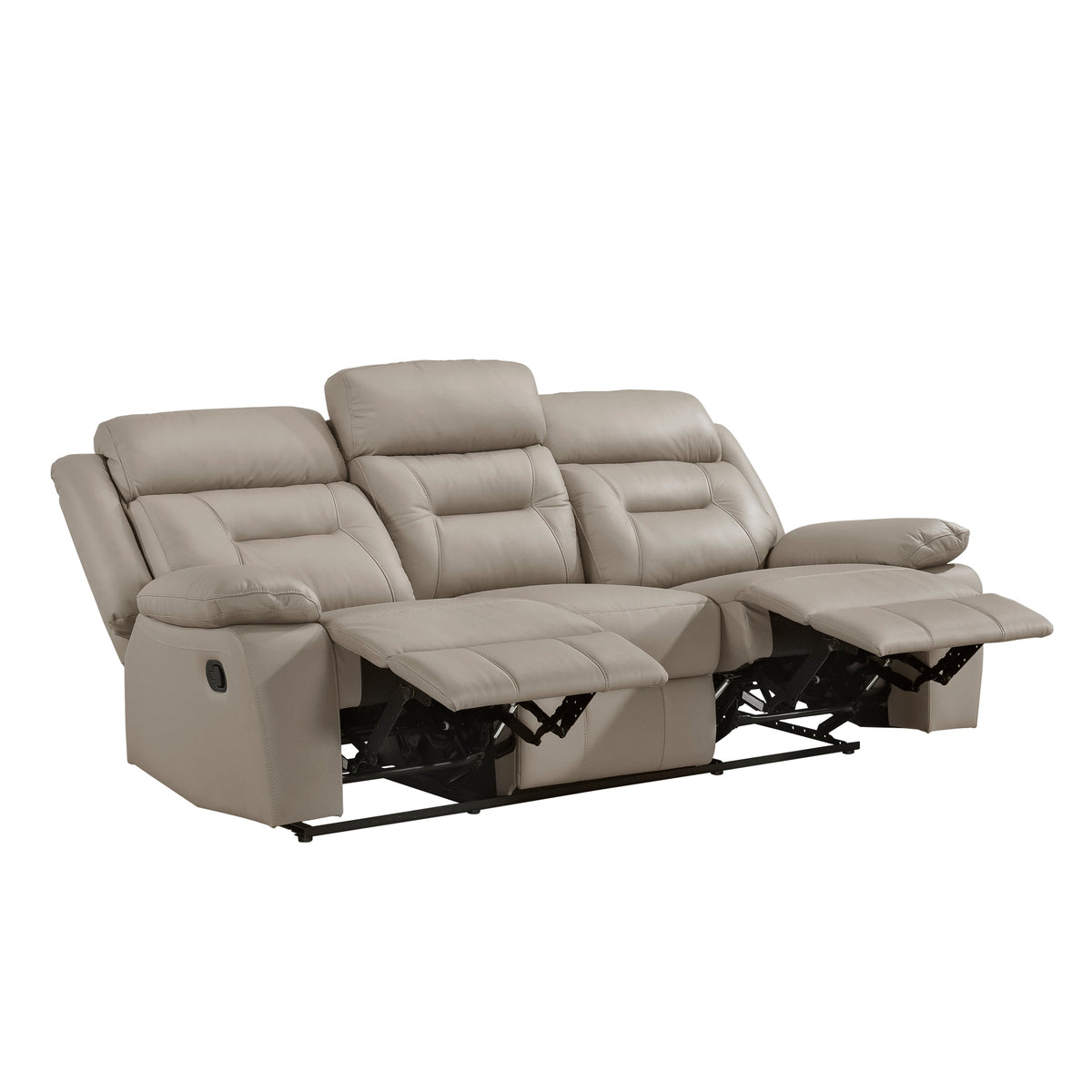Laconia Latte 2-Piece Double Reclining Set by Homelegance at Eve Furniture